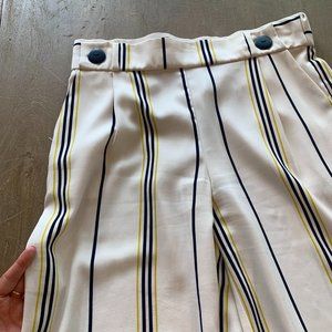 Elastic Waist Flair Trousers